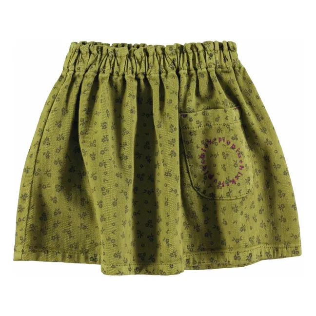 Jupe Fleurie | Olive