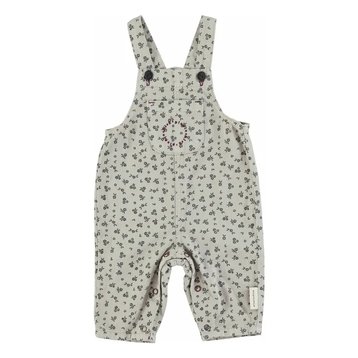 Mono floral para bebé | Gris Claro- Imagen del producto n°0