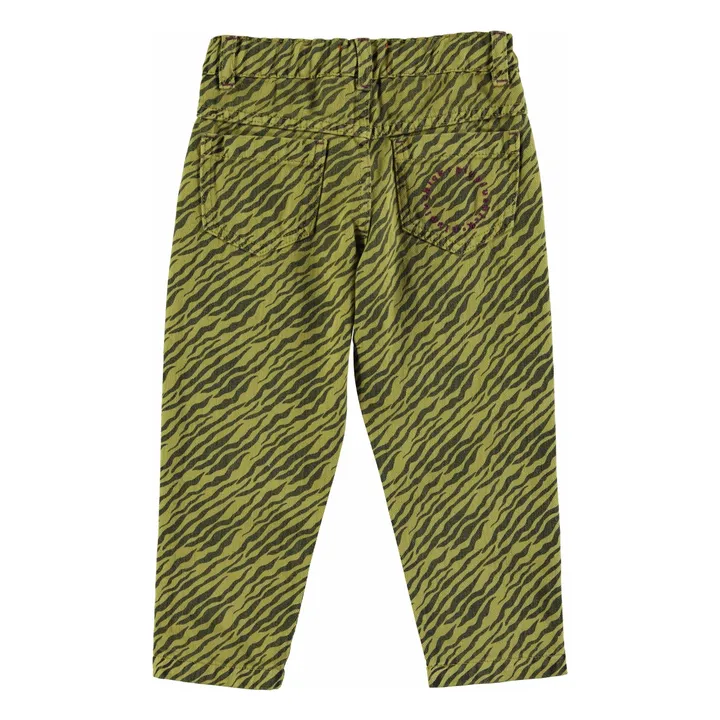 Pantalon Zébré | Olive- Image produit n°3