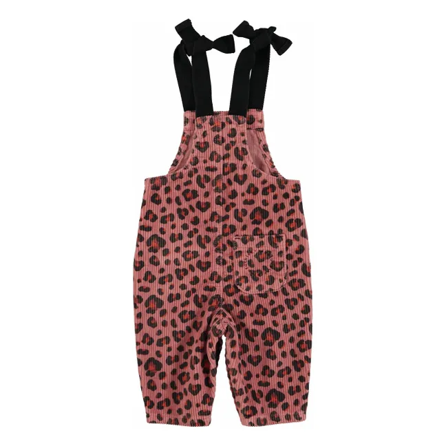 Peto de pana de leopardo | Rosa