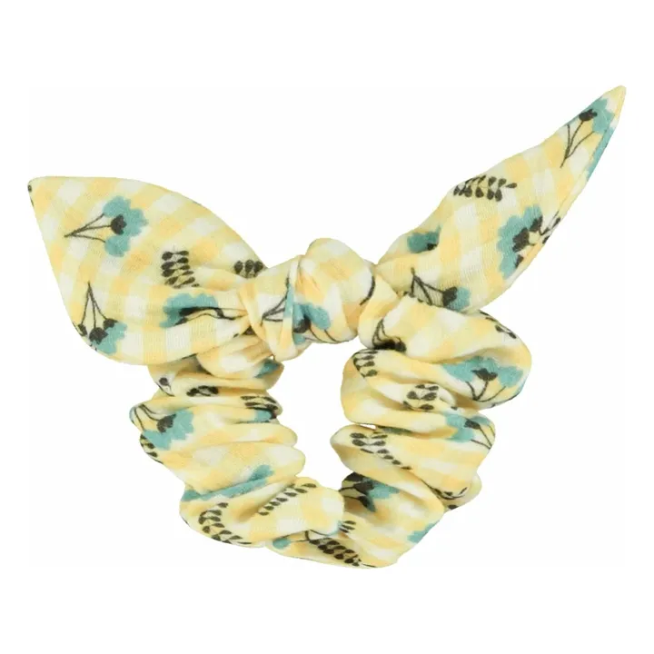 Chouchou Lazo de flores | Amarillo- Imagen del producto n°0