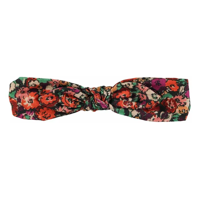 Cerchietto a fiori | Nero