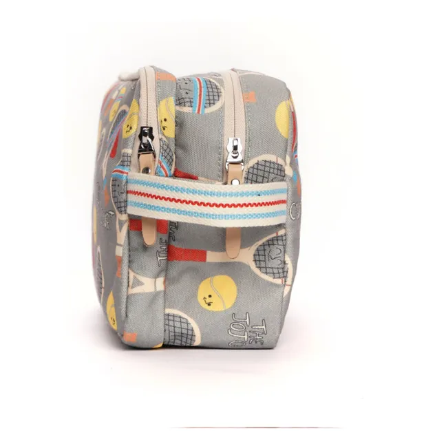 Trousse de Toilette Double Jojo Court | Vert de gris