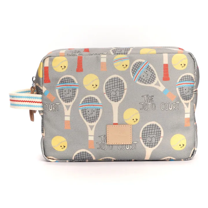 Trousse de Toilette Double Jojo Court | Vert de gris- Image produit n°0