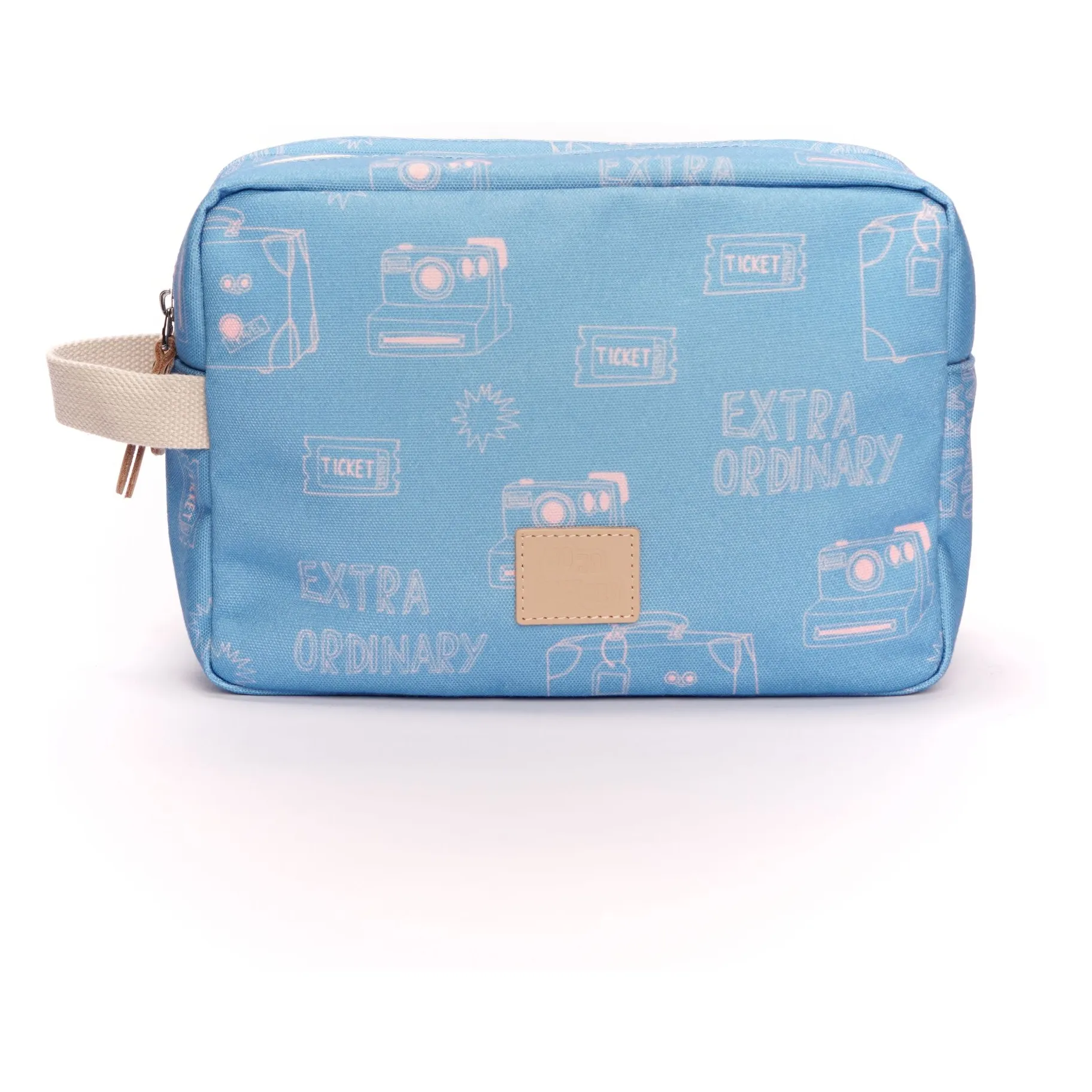 Jojo Factory Blue Extraordinary Double Toiletry Bag