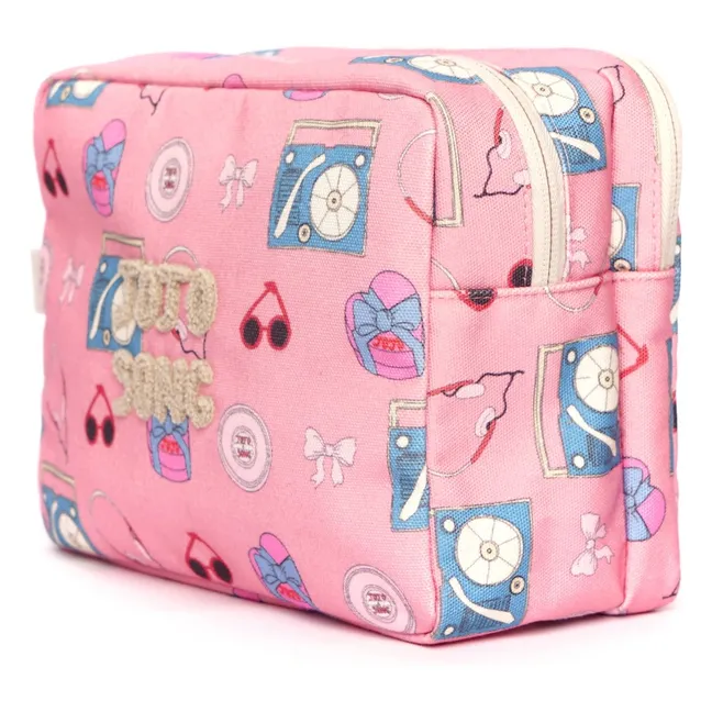 Trousse de Toilette Double Jojo Song | Rose