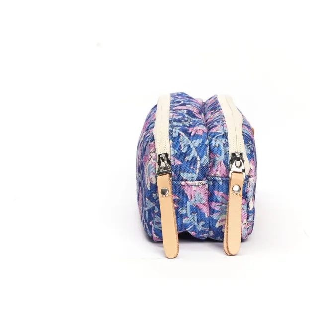 Trousse Double Louise Misha X Jojo Factory | Bleu
