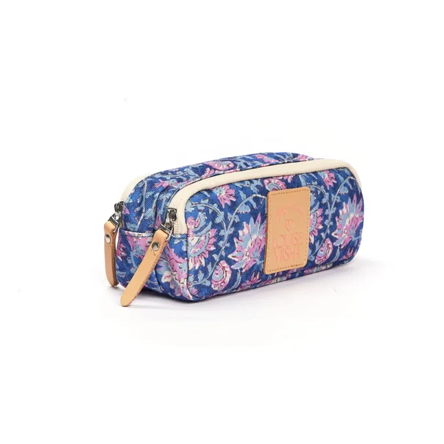 Trousse Double Louise Misha X Jojo Factory | Bleu