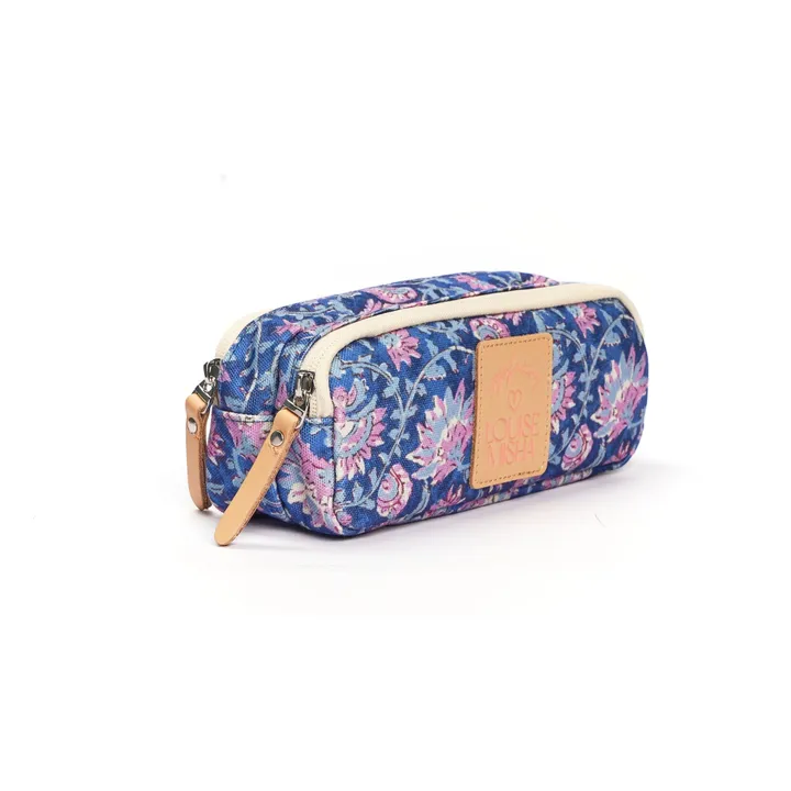 Trousse Double Louise Misha X Jojo Factory | Bleu- Image produit n°1