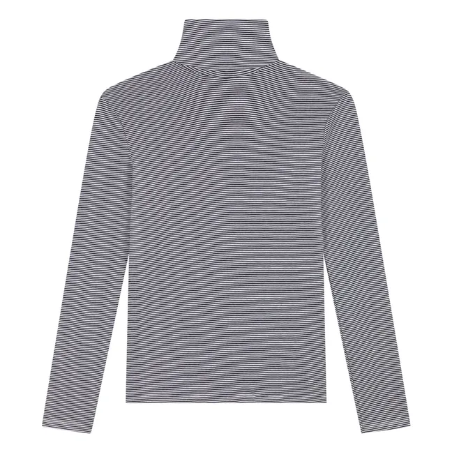 Calzoncillos de algodón ecológico a rayas Iconic | Azul Marino