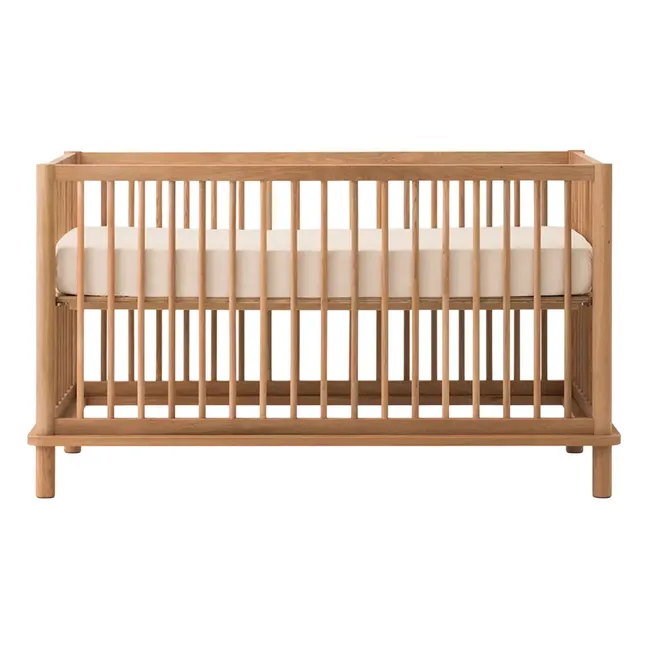 Lit bébé évolutif 70x140 Latitude et extension lit junior | Chêne