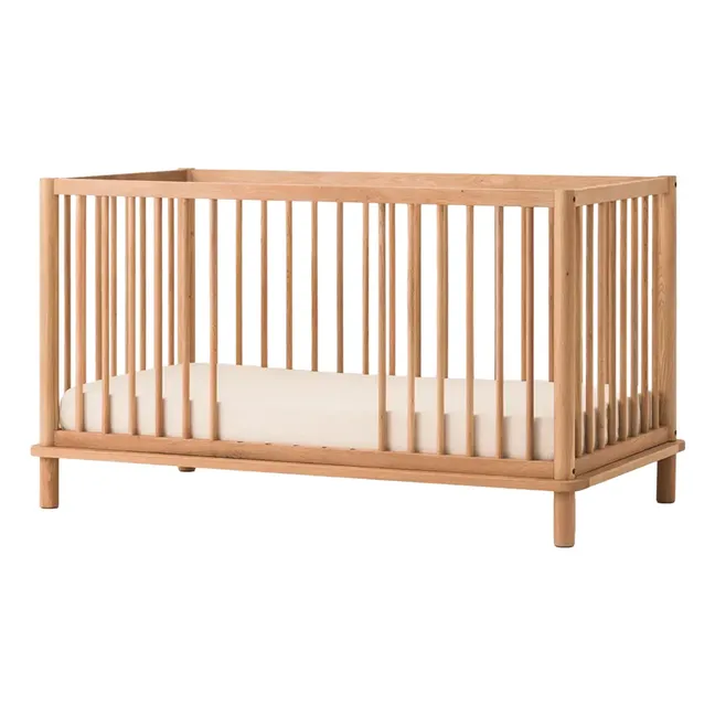 Lit bébé évolutif 70x140 Latitude et extension lit junior | Chêne