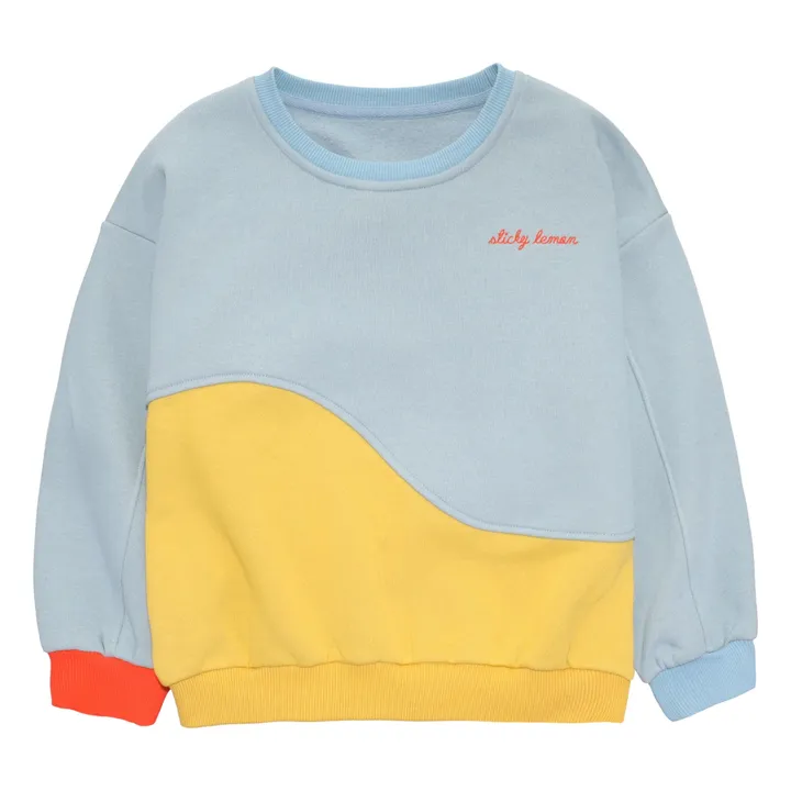 Sweat Colorblock | Bleu- Image produit n°0