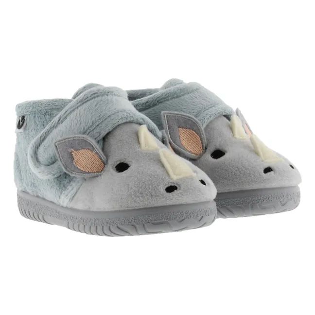 Ojalá Rhinoceros slippers | Blue