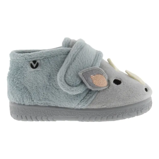 Ojalá Rhinoceros slippers | Blue