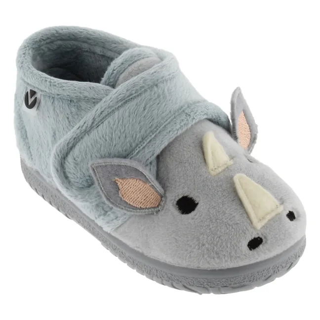 Ojalá Rhinoceros slippers | Blue