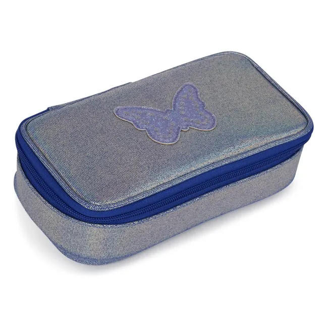 Trousse Modulaire Irisée | Bleu nuit
