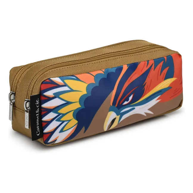Trousse Double Sun Eagle  | Caramel