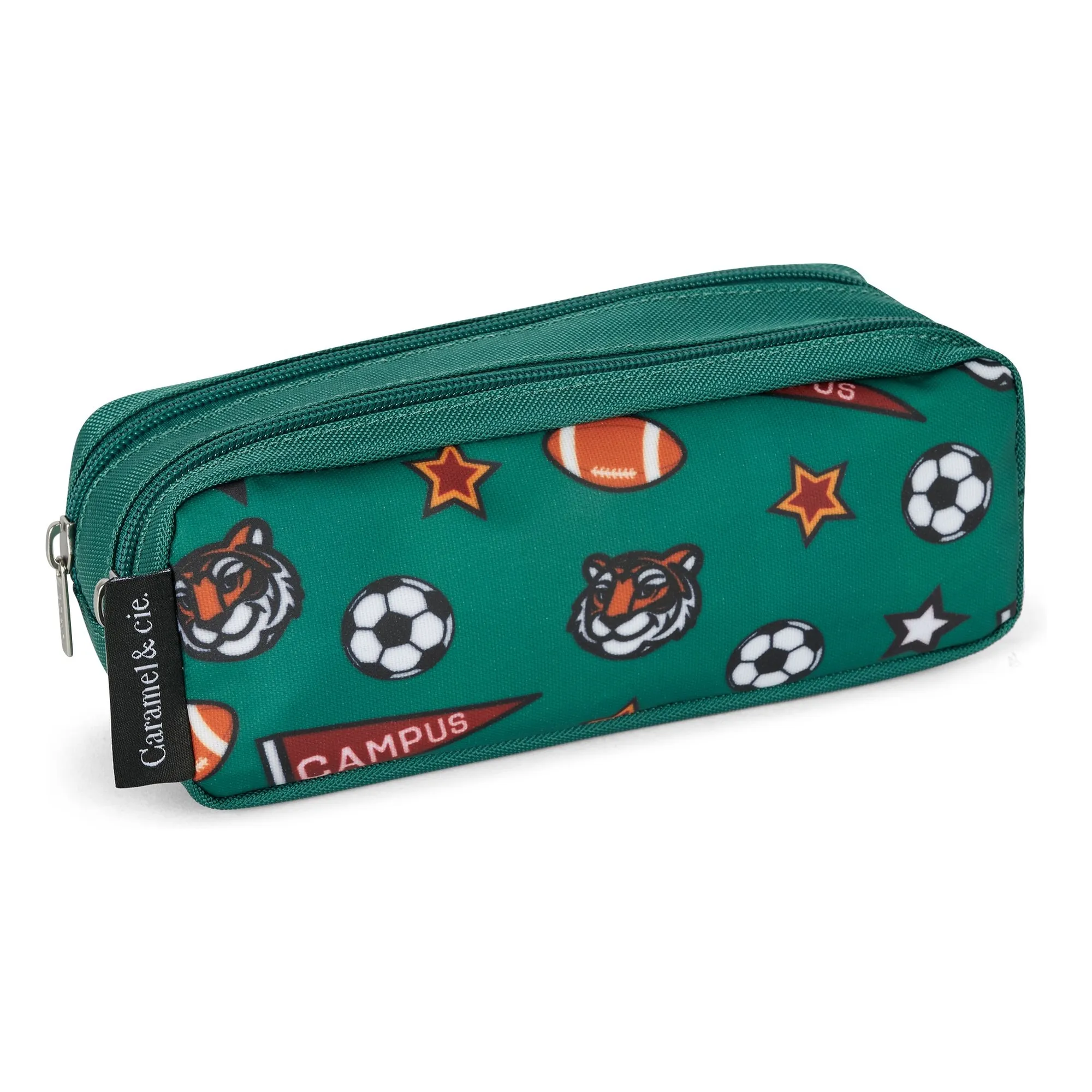 Caramel Cie Trousse Double Green Academy Vert Smallable