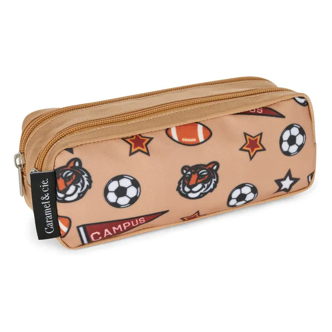 Trousse Double Brown Academy | Caramel