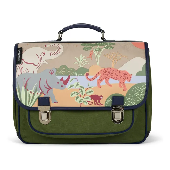 Cartable Safari | Vert kaki