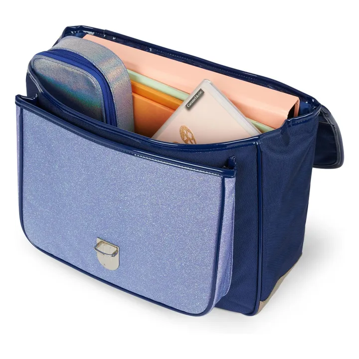 Cartable Miss Blue | Bleu nuit- Image produit n°2