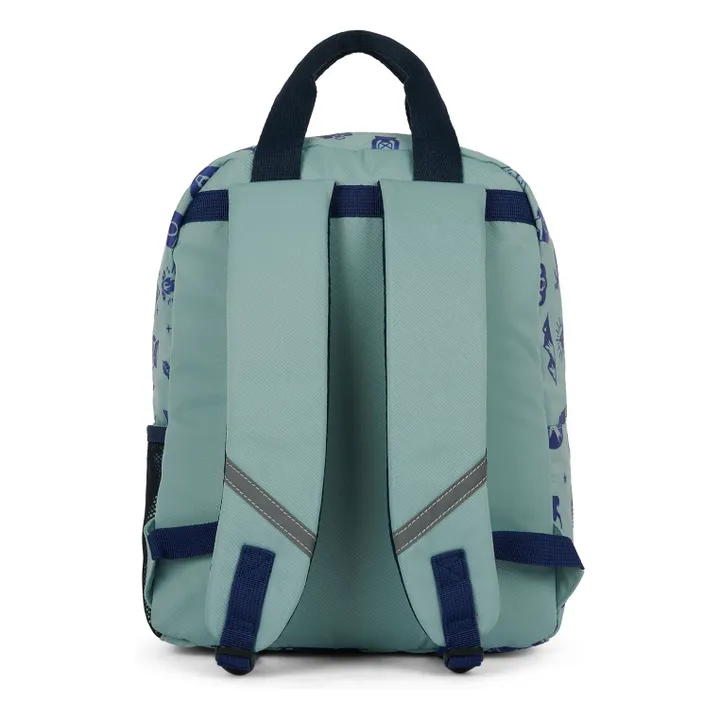 Petit Sac à Dos Blue Wild Trip | Bleu gris- Image produit n°2