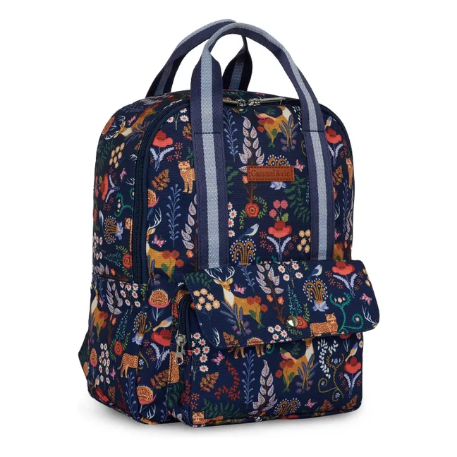 Magic Forest Small Backpack | Navy blue