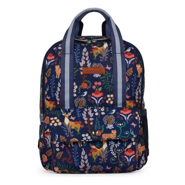Magic Forest Small Backpack | Navy blue