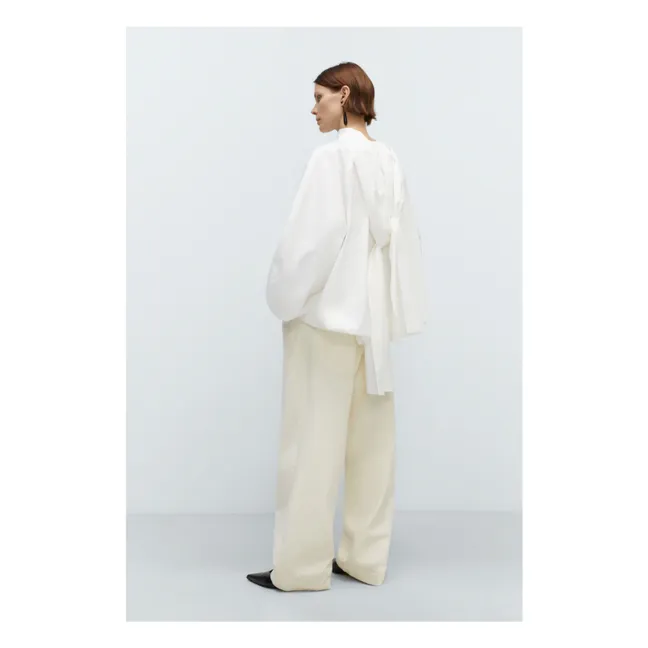 Blouse Bow | Blanc