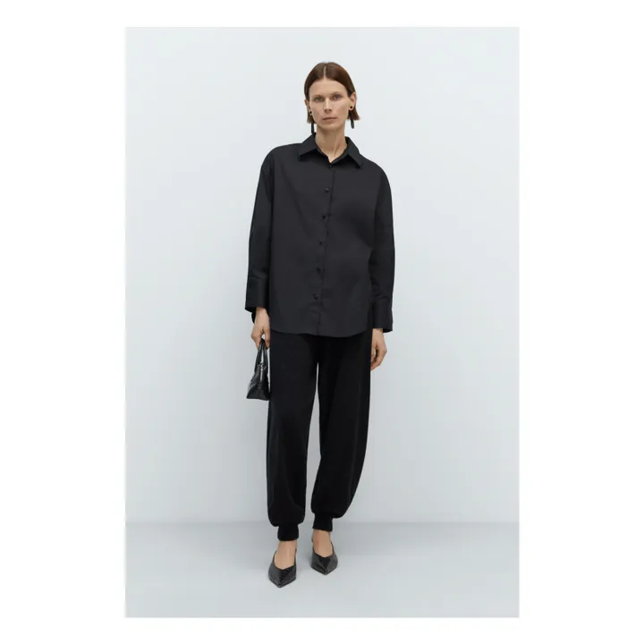 Pantalon Chiné | Gris anthracite- Image produit n°2