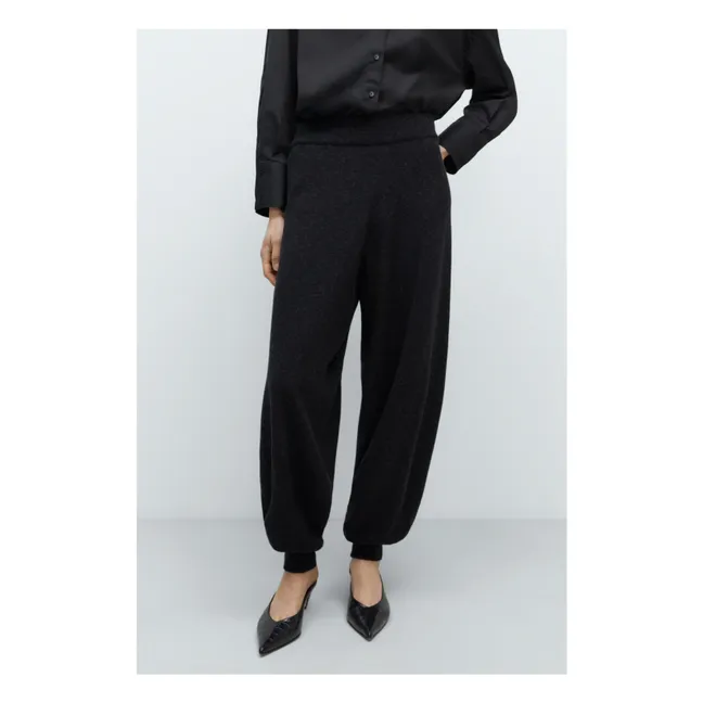 Pantalones Chiné | Gris Antracita