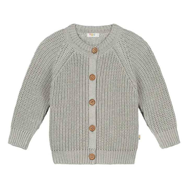 Chaqueta de algodón orgánico | Gris- Imagen del producto n°0