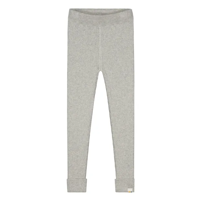 Legging Côtelé Coton Bio | Gris