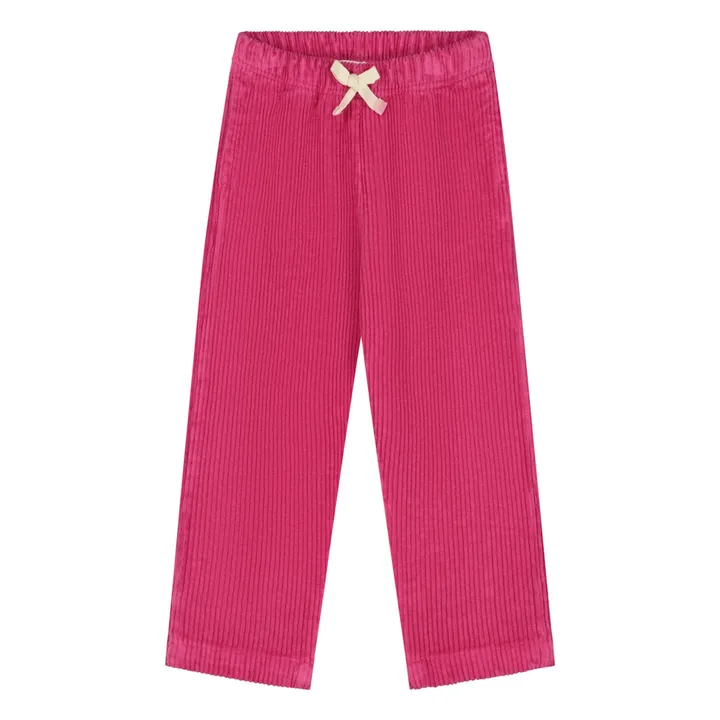 Pantalones de pana ecológica | Rosa Fushia- Imagen del producto n°0