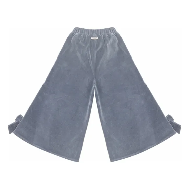 Pantalon Nolien Bows | Bleu gris