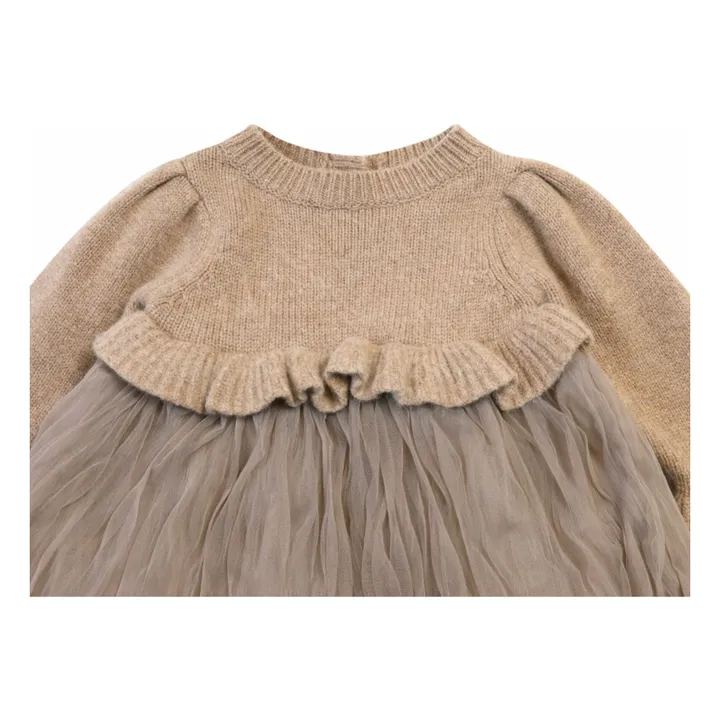 Paulien dress | Beige- Product image n°4