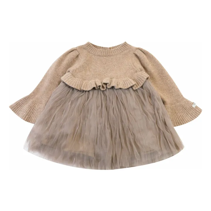 Paulien dress | Beige- Product image n°0