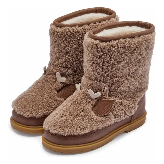 Bottes Fourrées Kirfi Cerf | Marron