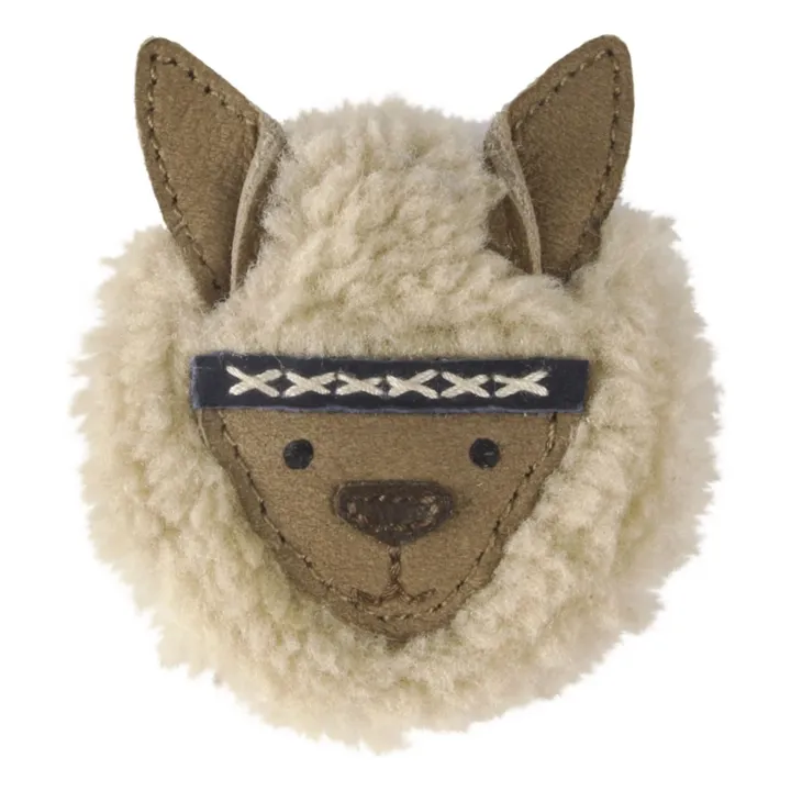 Pinza para el pelo Josy Exclusive Alpaca | Marrón- Imagen del producto n°2