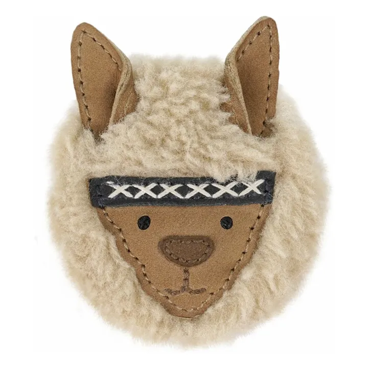 Pinza para el pelo Josy Exclusive Alpaca | Marrón- Imagen del producto n°0