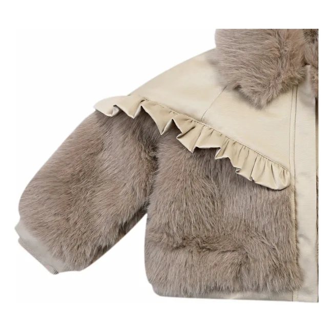 Doudoune Fourrée Elsbeth | Beige