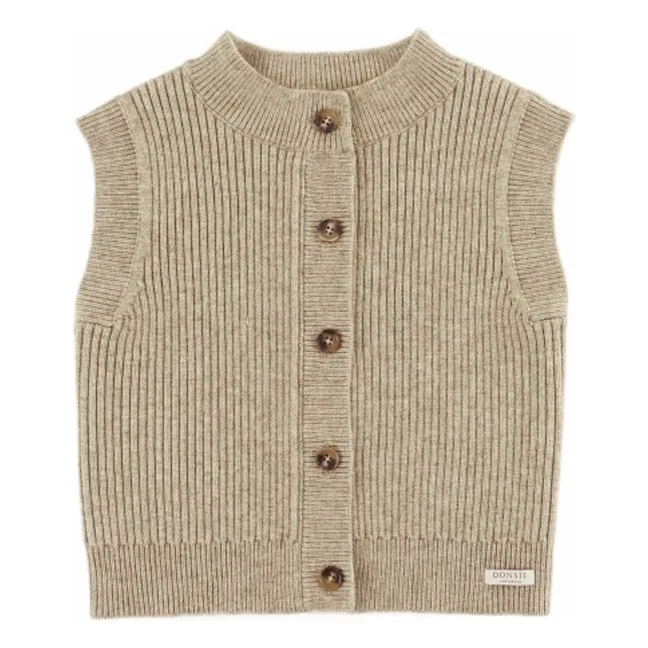 Gilet Sans Manches Tjitske | Taupe