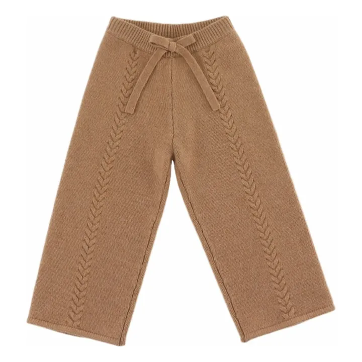 Pantalones de lana merina Sulien | Marrón- Imagen del producto n°0