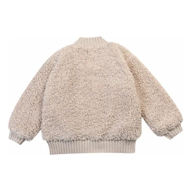 Cardigan Fourré Olaan | Taupe