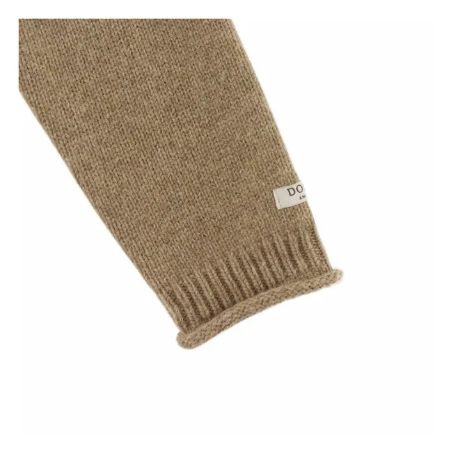 Cardigan Brittan Ours Laine Mérinos | Marron