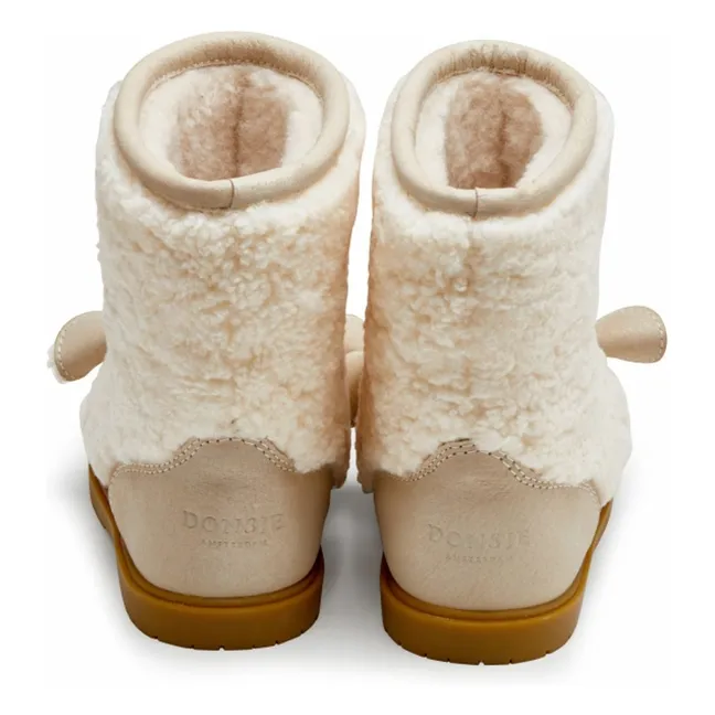 Bottes Fourrées Wadou Lammy | Ecru