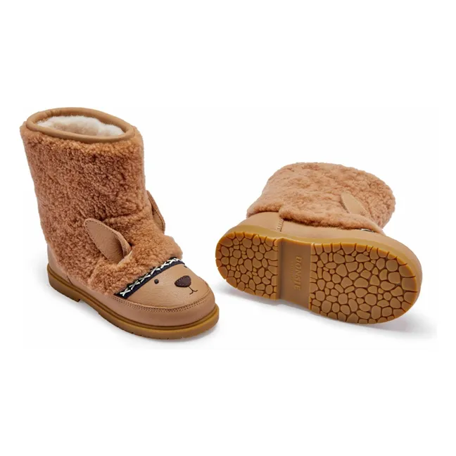 Bottes Fourrées Wadou Alpaga | Marron