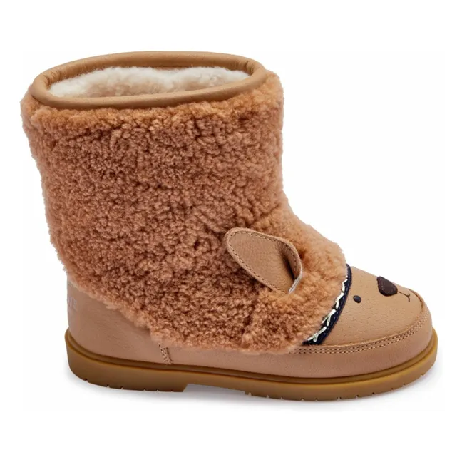 Bottes Fourrées Wadou Alpaga | Marron