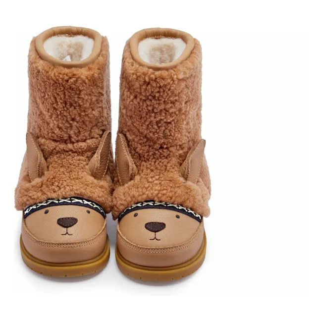 Bottes Fourrées Wadou Alpaga | Marron
